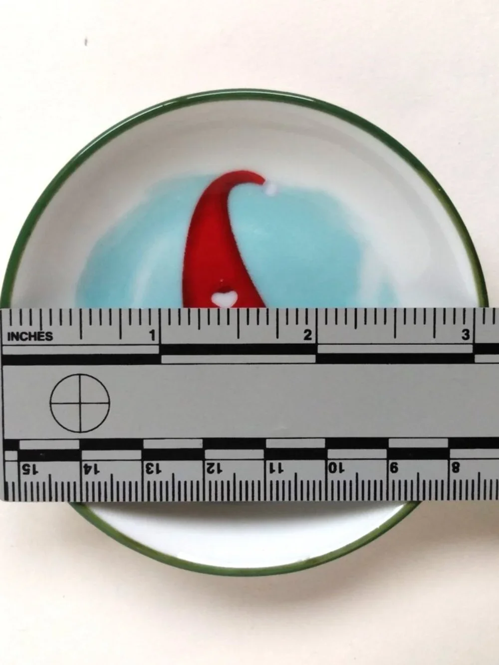 Holly Hill Gnome Christmas Ceramic Tea Bag/Tasting Plate 3